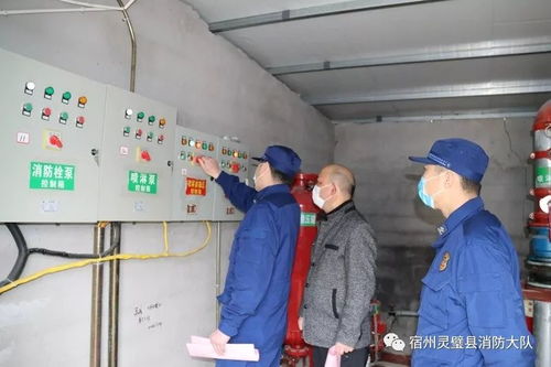 灵璧消防救援大队深入辖区开展企业复工 复产消防安全指导检查